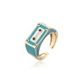 fashion robot shape ring opening adjustable punk style copper jewelrypicture17