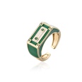fashion robot shape ring opening adjustable punk style copper jewelrypicture18
