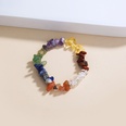 fashion color natural rough stone bracelet crystal stone elastic braceletpicture12