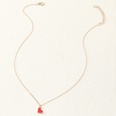 fashion heartshaped pendant necklace color drip oil alloy necklacepicture14
