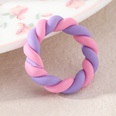 simple acrylic ring female Korean color heart flower index finger ringpicture18