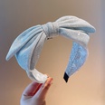retro bow hairpin solid color headband wholesalepicture15