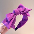 retro multilayer solid color bow hair clip headband wholesalepicture17