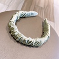 retro solid color fold silk wrinkled large headband wholesalepicture19