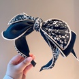 retro flower printing threelayer bow threedimensional hairpin headbandpicture12