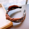 retro floral printing contrast color kink stitching headband wholesalepicture14