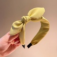 simple solid color bow rabbit ears hairpin headband wholesalepicture14