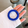 Korean Klein blue highelastic telephone wire hair ring frosted seamless head ropepicture12