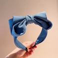 retro solid color threedimensional big flower bud bow hairpin headband wholesalepicture12