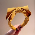 retro solid color threedimensional big flower bud bow hairpin headband wholesalepicture13