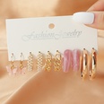 simple butterfly snake shaped inlaid pearl earrings cardboard multipiece setpicture15