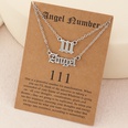 Fashion Necklace Lucky Numbers Simple Alloy Doublelayer Necklacepicture12