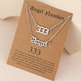 Fashion Necklace Lucky Numbers Simple Alloy Doublelayer Necklacepicture14