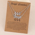Fashion Necklace Lucky Numbers Simple Alloy Doublelayer Necklacepicture15