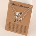 Fashion Necklace Lucky Numbers Simple Alloy Doublelayer Necklacepicture16