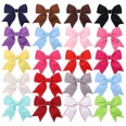 new childrens bow hairpin headwear candydyed ribbon hairpinpicture12