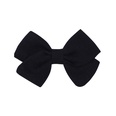 childrens hair accessories simple bow ponytail clip solid color fabric hair clippicture16