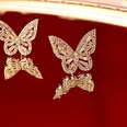 fashion hollow butterfly inlaid rhinestone stud earring wholesalepicture12