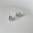 simple geometric curved alloy stud earrings wholesalepicture13