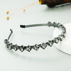 korean style thin edge metal diamond fine headband