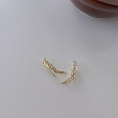 Niche design earrings high-end light luxury temperament exquisite earrings