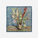 53cm Van Gogh oil painting series phoenix flower bottle scarf small square scarfpicture8
