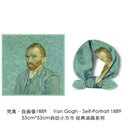 Spring new 53cm Van Gogh oil painting series selfportrait silk scarf small square scarfpicture6