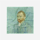 Spring new 53cm Van Gogh oil painting series selfportrait silk scarf small square scarfpicture8