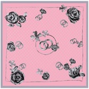 130cm plain color plaid flower silk scarf shawl large square scarfpicture7