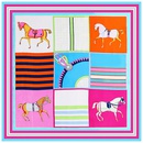 90cm new fashion plaid horse print sunscreen large square scarf shawlpicture9