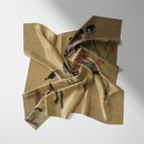 53cm retro horse print decoration decoration small square scarf silk scarfpicture9