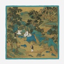 53 cm nouveau style rtro style chinois peinture petit foulard carr foulard en soiepicture8