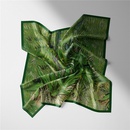 53cm new Van Gogh oil painting series green iris twill scarf silk scarfpicture9