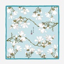 53cm spring retro magnolia pattern small scarf small square scarf wholesalepicture3
