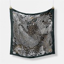 53cm new leopard print twill decorative small square scarf silk scarf wholesalepicture7