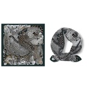 53cm neuer Leoparddrucktwill dekorativer kleiner quadratischer Schal Seidenschal Grohandelpicture9