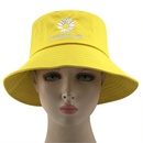 Korean version of daisy embroidery sunscreen fisherman hatpicture8