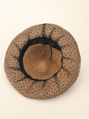 bohemian style strap foldable lace straw hat fisherman hatpicture8
