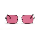 square small frame light gray business temperament color sunglassespicture7