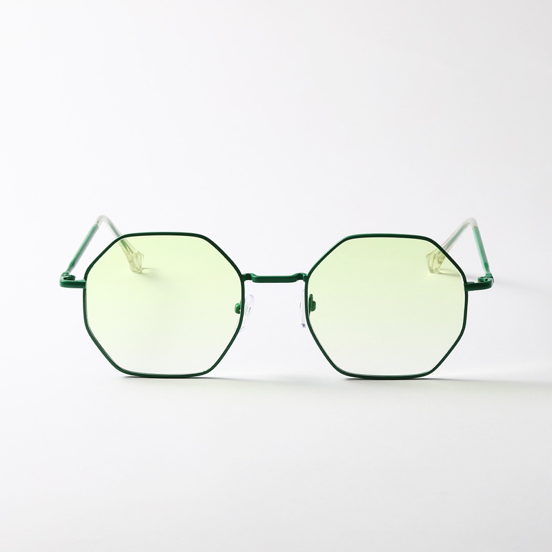 retro round trend metal thin frame sunglasses