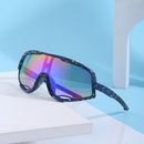 fashion colorful sports cycling glasses mens onepiece lens shades outdoor sports sunglassespicture3