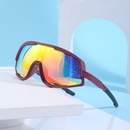 fashion colorful sports cycling glasses mens onepiece lens shades outdoor sports sunglassespicture4