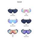 fashion colorful sports cycling glasses mens onepiece lens shades outdoor sports sunglassespicture5