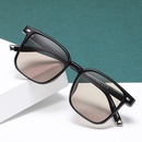 Fashion mens ins Korean style TR polarized sunglasses retro square glassespicture2