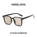 Fashion mens ins Korean style TR polarized sunglasses retro square glassespicture4