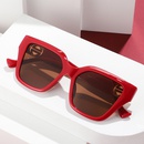 Retro cat eye big square frame sunglasses fashion trendy sunglassespicture3