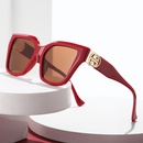 Retro cat eye big square frame sunglasses fashion trendy sunglassespicture4