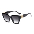 Retro cat eye big square frame sunglasses fashion trendy sunglassespicture5