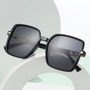 Retro TR90 square sunglasses Korean style largeframe sunglassespicture2