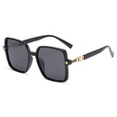 Retro TR90 square sunglasses Korean style largeframe sunglassespicture5